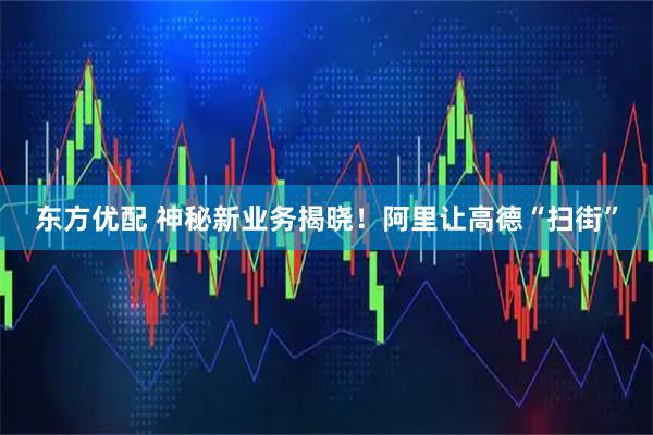 东方优配 神秘新业务揭晓！阿里让高德“扫街”